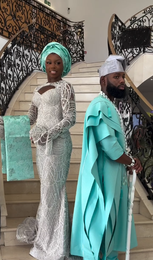 Bride and groom content